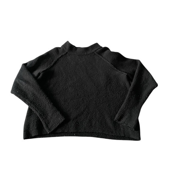 Free People Sweaters - Free People Black Cowl Neck Sweater Relaxed Fit